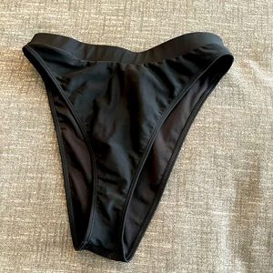 Black High waisted swimsuit bottoms